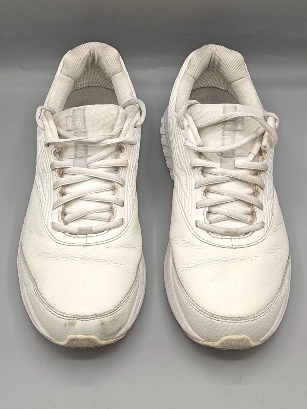 Brooks Addiction Walker 2 White Men’s Size 10.5 D Leather Shoes 110318-1D-142 - Picture 4 of 12